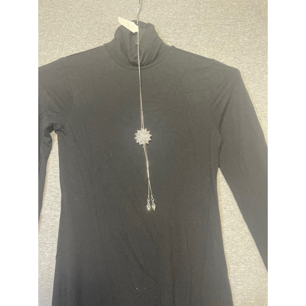 Women's Unbranded Necklace Silver Clear One Size
